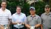 The first place team winners at the 15th Annual Lous Scoras Memorial Golf Outing (pictured left to right) were Mike Padula, Darryl Hoffman, John Carter and Rod Cameron. Cameron.