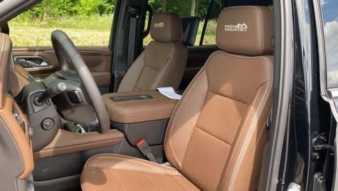 2021 Chevrolet Tahoe High Country interior.