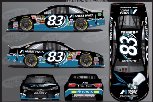 ANEST IWATA Partners with BK RACING for MATT DIBENEDETTO at KENTUCKY SPEEDWAY