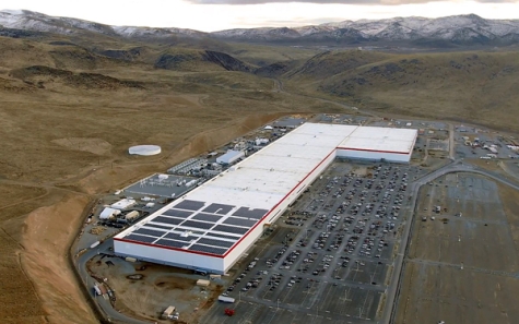 Tesla&#039;s Giga Nevada factory.