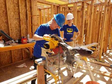Known as the WD-40 Tribe, company employees stepped up to change the world one home at a time by donating their time and skills for Habitat for Humanity. 
